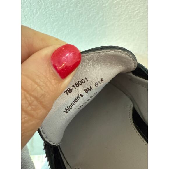 Johnston and Murphy Gwynn Black Patent Penny Loafers, 8 - Picture 8 of 10